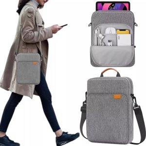 Torba Alogy Torba na laptopa/ iPada Pro Air/ tablet 11-13 cal męska damska Unisex Pasek na ramię etui futerał pokrowiec Alogy saszetka szara 13