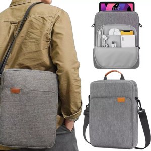 Torba Alogy Torba na laptopa/ iPada Pro Air/ tablet 11-13 cal męska damska Unisex Pasek na ramię etui futerał pokrowiec Alogy saszetka szara 3