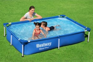 Bestway Basen Steel Pro, 221 x 150 x 43 cm Lumarko! 1
