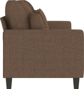 vidaXL Sofa 3-osobowa, brązowa, 180 cm, tapicerowana tkaniną 4