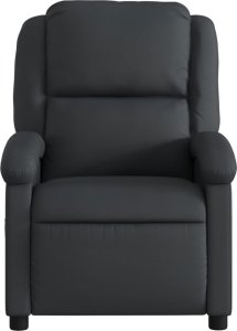 vidaXL Rozkładany fotel, czarny 6