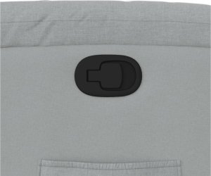 vidaXL Podnoszony fotel rozkładany, jasnoszary, obity tkaniną 12