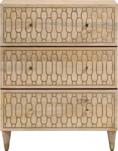 vidaXL Szafki, 2 szt., 60x33x75 cm, lite drewno mango 4