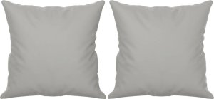 vidaXL 3-osobowa sofa z poduszkami, jasnoszara, 180 cm, mikrofibra 5