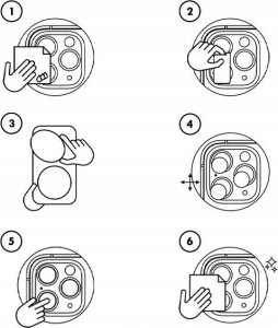 GrizzGlass Szkło na aparat GrizzGlass HybridGlass Camera do Apple iPhone 15 2