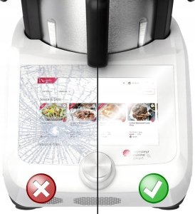 GrizzGlass Szkło hybrydowe GrizzGlass HybridGlass do Monsieur Cuisine Smart Lidlomix 2022 2