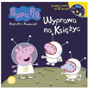 Świnka Peppa. Bajeczki z... Wyprawa na Księżyc+DVD (245455) 1