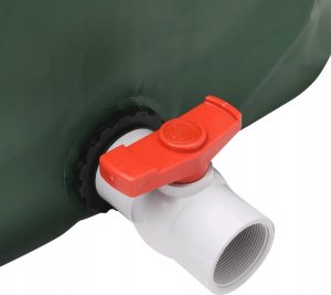 vidaXL Zbiornik na wodę deszczową, z kranikiem, składany, 500 L, PVC XXX 6