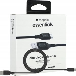 Kabel USB Mophie USB-A - USB-C 1 m Czarny (MPH70) 5
