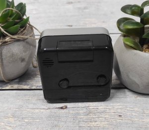 Perfect Budzik Perfect BB05508 srebrny mały 5,7 cm podświetlenie drzemka . 4