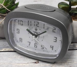 Perfect Budzik Perfect BB09007 szary 9,2 cm podświetlenie drzemka . 2