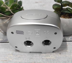 Perfect Budzik Perfect BB09007 srebrny 9,2 cm podświetlenie drzemka . 3