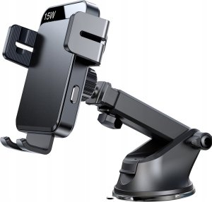 Joyroom Uchwyt samochodowy na deskę rozdzielczą z ładowarką indukcyjną 15W Joyroom JR-ZS219 czarny 6