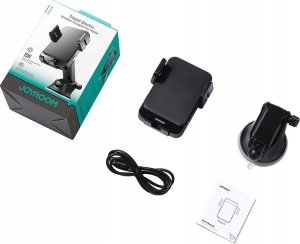 Joyroom Uchwyt samochodowy na deskę rozdzielczą z ładowarką indukcyjną 15W Joyroom JR-ZS219 czarny 8