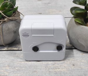 Perfect Budzik Perfect BB05508 biały mały 5,7 cm podświetlenie drzemka . 4