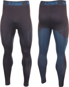 Alpinus Spodnie termoaktywne męskie Alpinus Active Base Layer szare GT43865 S 1
