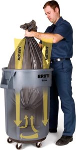 Rubbermaid Pojemnik kubeł przemysłowy na odpady i do żywności BRUTE Round 166L - czerwony Pojemnik kubeł przemysłowy na odpady i do żywności BRUTE Round 166L - czerwony 2