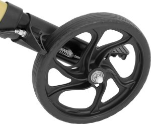 Uniprodo Balkonik chodzik czterokołowy składany dla seniora z siedziskiem i torbą do 136kg Balkonik chodzik czterokołowy składany dla seniora z siedziskiem i torbą do 136kg 5