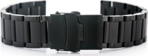 Pacific Bransoleta Pacific Model 10 solid - czarna 22mm 2