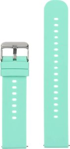 Pacific Pasek gumowy do zegarka U27 - miętowy/srebrny - 22mm 2