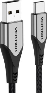 Kabel USB Vention Kabel USB 2.0 A do USB-C Vention CODHF 3A 1m szary 2