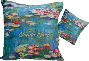 Carmani Poduszka z wypełnieniem/suwak - C. Monet, Lilie wodne  (CARMANI) 1