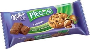 Milka CIASTKA PIEGUSKI Z CZEKOLADĄ I ORZECHAMI 135G 1