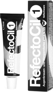 Activeshop Refectocil Eyelash And Eyebrow Tint henna do brwi i rzęs 1 Pure Black 15ml 3