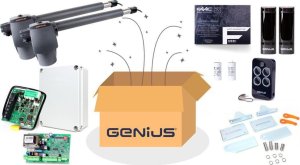 Genius Zestaw Genius G-Bat 300 do bram 6m dwuskrzydłowych 15