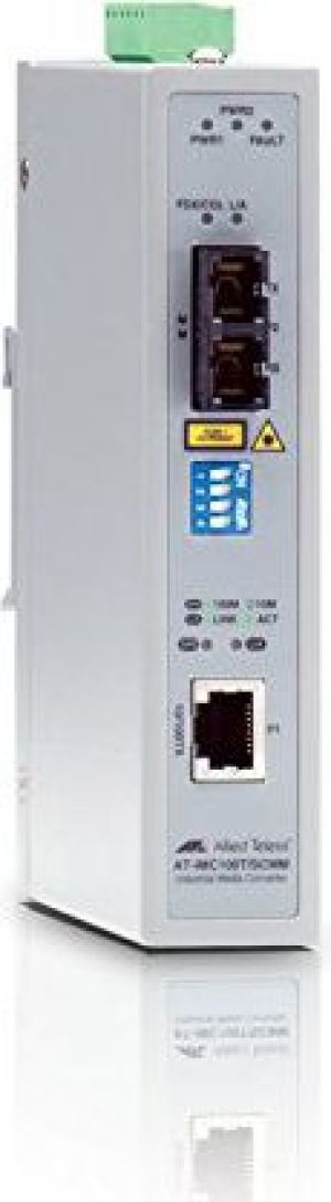 Konwerter światłowodowy Allied Telesis 100Base-FX RJ45 - 10Base-T,100Base-TX SC (AT-IMC100T/SCSM-80) 1