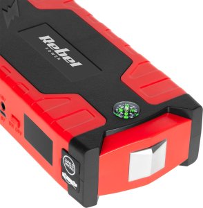 Rebel Jump starter - power bank z przewodami rozruchowymi i kompresorem 4
