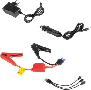 Rebel Jump starter - power bank z przewodami rozruchowymi i kompresorem 10