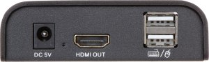 System przekazu sygnału AV Signal ODBIORNIK EXTENDERA HDMI+USB-EX-100/RX SIGNAL 1