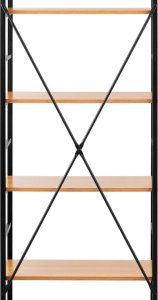 FROMMSTARCK Regał na książki dekoracje loftowy industrialny maks. 150 kg 6 PÓŁEK 4