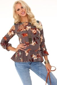 Merribel Bluzka Aridanna Brown (Rozmiar M) 6