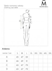 Merribel Bluzka Aridanna Brown (Rozmiar M) 10