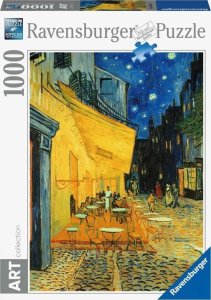 Ravensburger Puzzle Art Taras kawiarni w nocy 1000 elementów 1