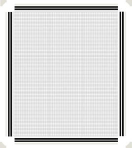 vidaXL Magnetyczna moskitiera okienna, biała, 100x120 cm 6