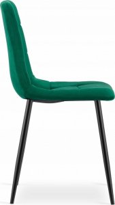 Leobert Krzesło KARA - ciemna zieleń aksamit x 4 5