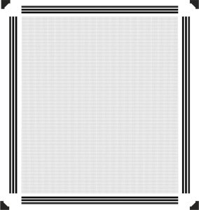 vidaXL Magnetyczna moskitiera okienna, antracytowa, 130x150 cm 6