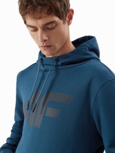 4f Bluza męska Sportowa z kapturem Kangurka granat XXL 6