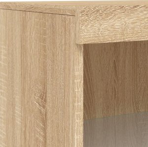 vidaXL Szafki z oświetleniem LED, 3 szt., dąb sonoma 11