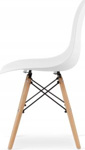 Leobert Zestaw stół okrągły TODI 60 biały + 2 krzesła OSAKA białe 6