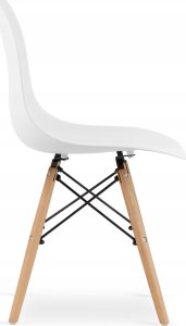 Leobert Zestaw stół okrągły TODI 60 biały + 2 krzesła OSAKA białe 9