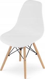 Leobert Zestaw stół okrągły TODI 60 biały + 2 krzesła OSAKA białe 10