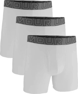 Under Armour Bokserki męskie UNDER ARMOUR Białe - 3 PAK Performance M 1