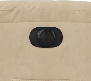 vidaXL Rozkładany fotel elektryczny, kremowy, obity mikrofibrą 12