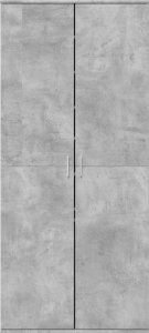 vidaXL Szafka na buty, szarość betonu, 80x39x178 cm 3