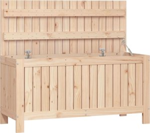 Skrzynia ogrodowa vidaXL Skrzynia ogrodowa, 108x42,5x54 cm, lite drewno sosnowe 2
