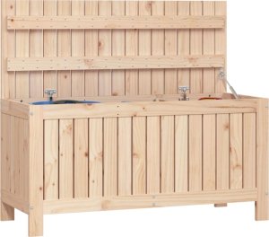 Skrzynia ogrodowa vidaXL Skrzynia ogrodowa, 108x42,5x54 cm, lite drewno sosnowe 4